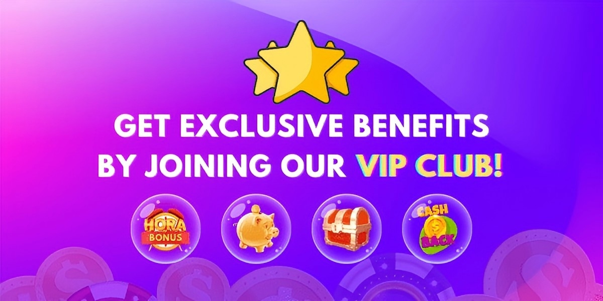 VIP club benefits presentation with star and reward symbols