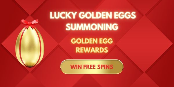 Lucky golden egg rewards and free spins presentation